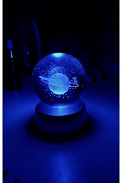 TAŞ DEVRİ HEDİYELİK İsimli Cam Küre - Satürn Küre Hediyelik