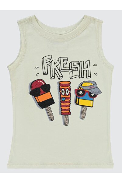 Civil Boys Fresh Printed Set with Shorts for 2-5 Years Old - Ivory 2-3 Years Old