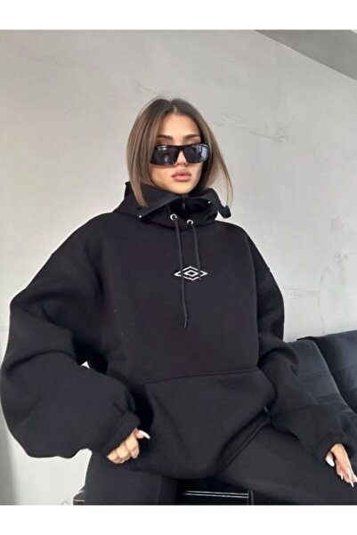 Gameyal Unisex Hooded 3-Strap Oversized Sweatshirt with Balaclava