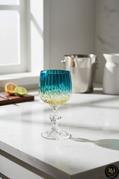 Kristal Market KRİSTAL AYAKLI LÜKS DEKOR BARDAK