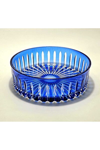 Kristal Market 25cm Crystal Cut Decor Fruit Bowl Tableware Bowl