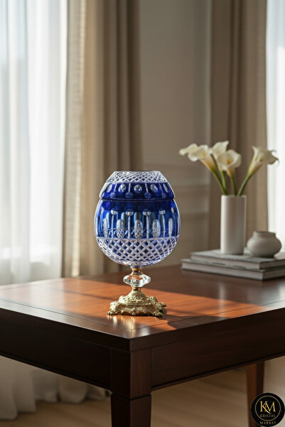 Kristal Market Ручна робота Кришталевий виріз Великий декоративний серветник на ніжках