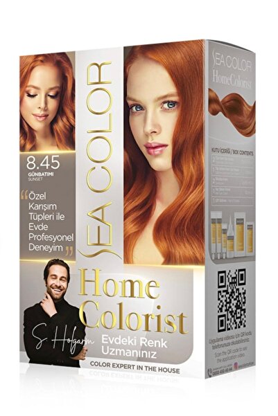 Sea Color Home Colorist Set Saç Boyası 8.45 Günbatımı