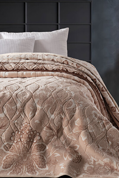 Doqu Home Velora Blanket Double Size Beige