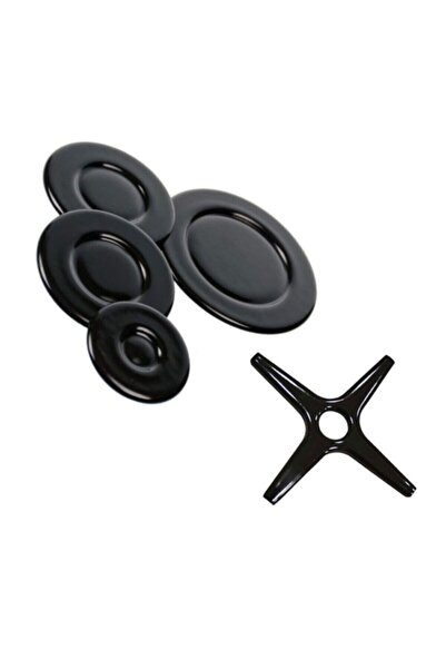 Genel Markalar 5'li Arçelik Uyumlu 1 Li Cezvelik Aparatı Hediyeli Ankastre Set Üstü Ocak Kapak Takımı