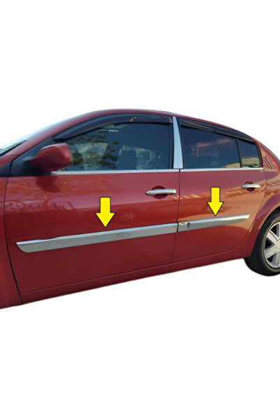 ACK Dizayn RENAULT MEGANE 2 ARACA ÖZEL ÜRETİM KROM YAN KAPI ÇITASI A+ PASLANM...