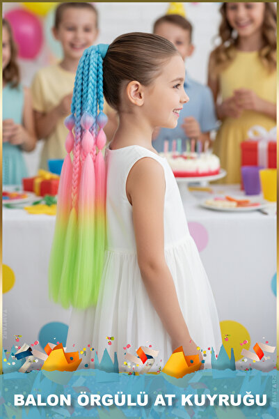 TAM TARZ Coada de cal elastică împletită simplă și simplă - ACM20