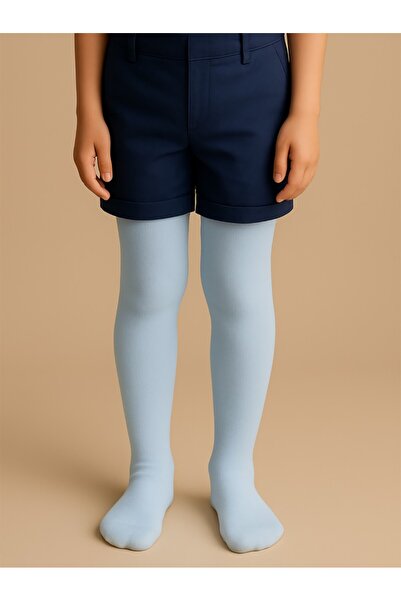 Civil Boys Plain 3-7 Year Old Children's Boys' Pantyhose - Blue 7-8 Years Old
