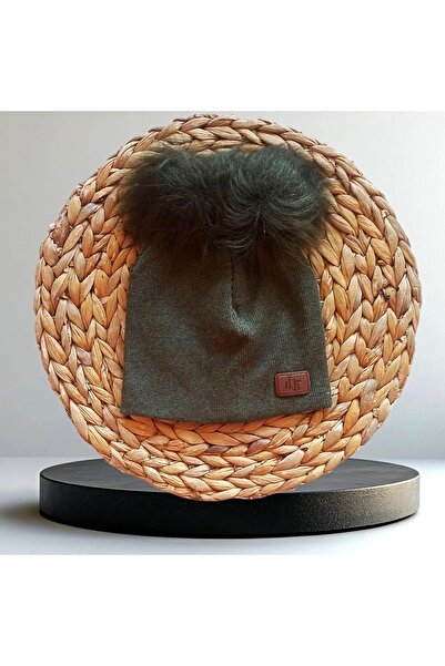 Panowill Design Baby Girl and Boy Pompom Flexible Cotton Seasonal Beanie