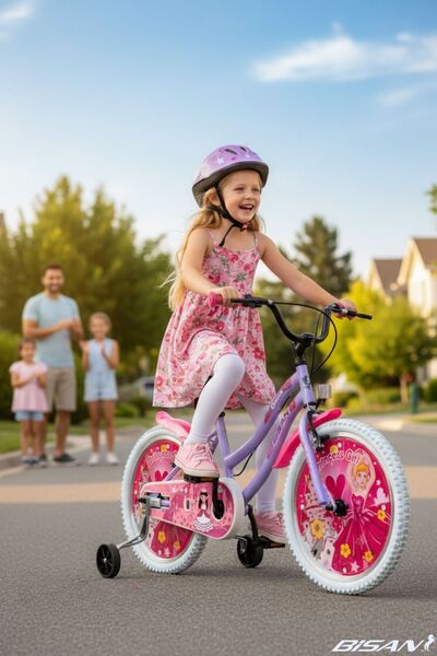 Bisan BİSAN QUEEN ÇOCUK BİSİKLETİ 30 CM V FREN 20 JANT 1 VİTES METALİK LİLA P...