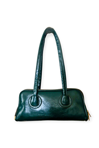 shop Long Handle Women's Shoulder and Hand Bag Baguette Green