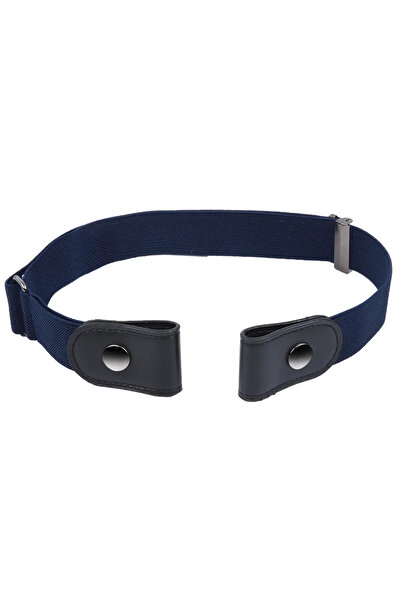 Choice حزام خصر مرن خالٍ من الإبزيم لبنطلونات الجينز واللباس - للنساء/الرجال، بدون منتفخ