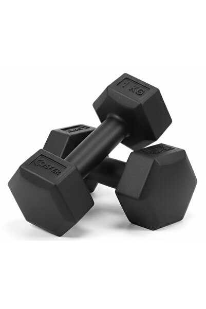 ÇAKABEY 1 Kg Çift (TAKIM) Plastik Dambıl Ağırlık 1 KG + 1 KG Kilo Ve Renk Seçenekli Dambıl Dambell Dumbell