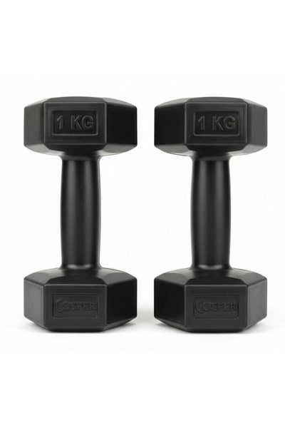 ÇAKABEY 1 Kg Çift (TAKIM) Plastik Dambıl Ağırlık 1 KG + 1 KG Kilo Ve Renk Seçenekli Dambıl Dambell Dumbell