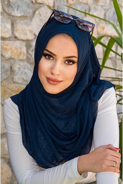 Aişe tesettür Lacivert Double Şal