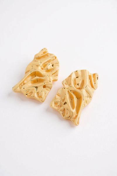 maia Dalga Kare Çivi Küpe