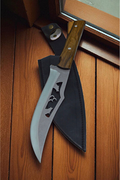 MERTCAN KNİFE 36 cm 3 hillalli kurtlu outdoor av ve kamp bıçağı mutfak bıçağı...