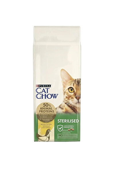 Purina Cat Chow Kısırlaştırılmış Tavuklu Yetişkin Kedi Maması 15 Kg