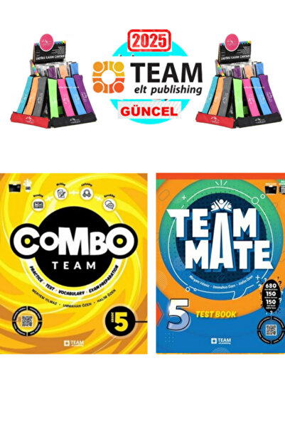 Team Elt Publishing Ahead with English 5 Test Book + Combo +Polo Kalemlik Hediyeli