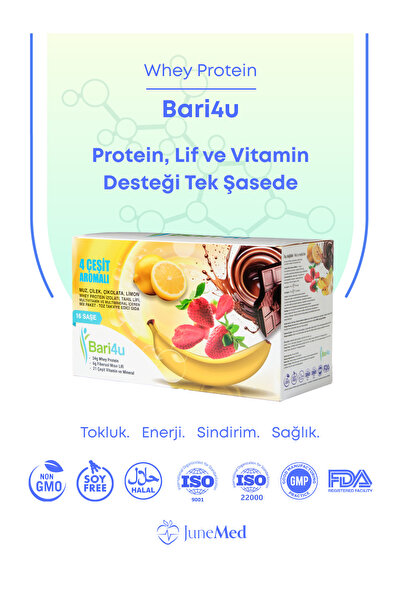 Bari4u Whey Protein 16'lı Mix Paket