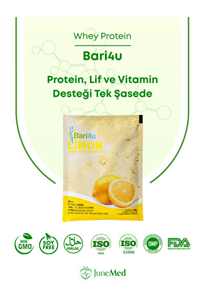 Bari4u Whey Protein Limon Aromalı Tek Şase
