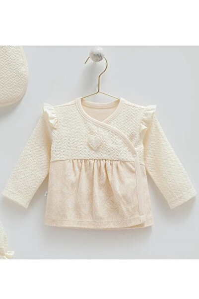 Caramell İncibaby Premium Tiny Lace 100% Cotton 10-Piece Hospital Release Set - 56 62 cm - New Season