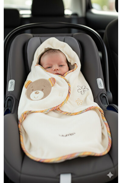 Baby Fehn Teddy Ana Kucağı Uyumlu Torba Şeklinde Peluş Kundak