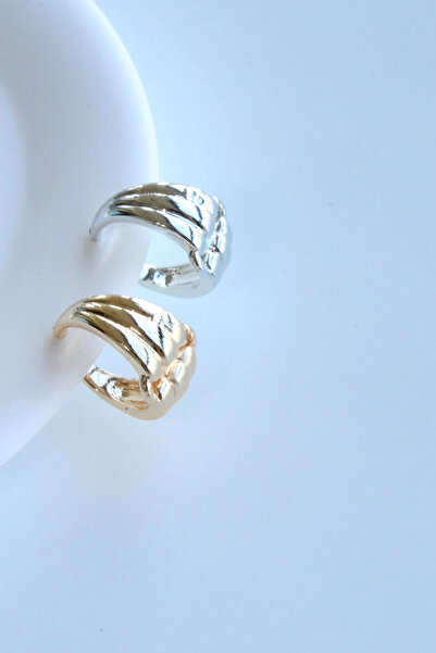 Leo'Stone Çoklu Görünüm Kadın Sıkıştırmalı Earcuff Kıkırdak Küpe