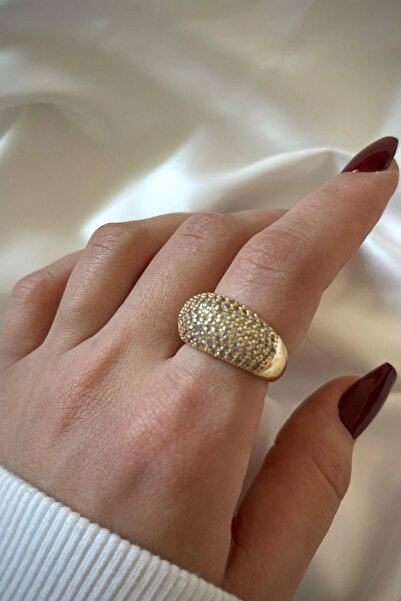 Leo'Stone تصميم مخصص الحد الأدنى الحجر الأبيض الكامل تصميم بومبي قابل للتعديل المرأة الصلب الدائري