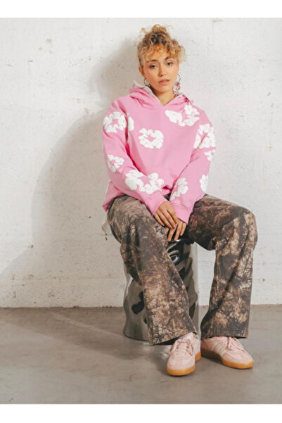 LOVES AGAZA Pembe Oversize Sweatshirt