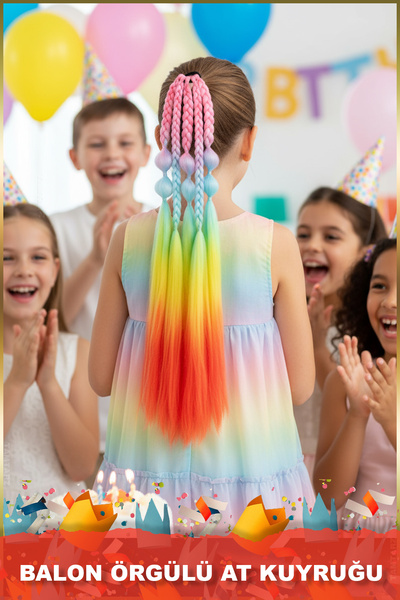 TAM TARZ Coada de cal elastică împletită simplă și simplă - ACM16