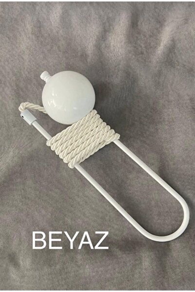 MGEStore Suport pentru perdea Renso Accesoriu pentru agatator de perdea cu bu...