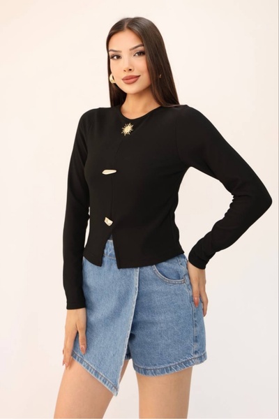 Safgiyim44 Long sleeve accessory blouse