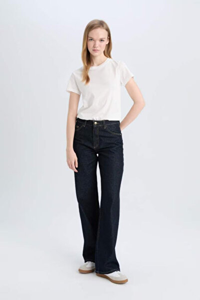 DeFacto Tricou Coool Regular Fit guler rotund basic simplu, cu mânecă scurtă, roz (25 SM)