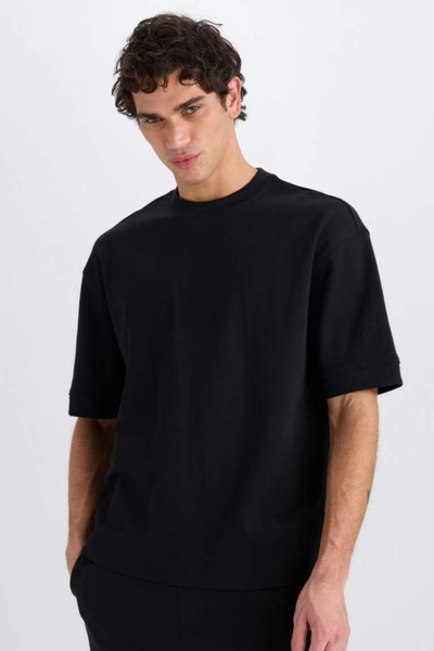DeFacto Men's T-Shirt B4844Ax/Bk81