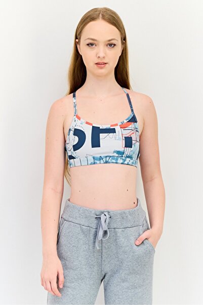 Reebok حمالة صدر رياضية نسائية RC رفيعة مبطنة وغير مبطنة، متعددة الألوان