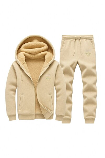 CLASSY.MODA Σετ αθλητικές φόρμες - 2 τεμάχια κάτω-κορυφαίο - κεντημένο - με κουκούλα - ράστερ με 3 κλωστές - επάνω μέρος χωρίς μανίκια Welsoft