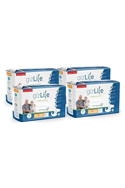 GIZLIFE حفاضات للكبار مع حزام خصر مقاس كبير جدًا XL 120 قطعة