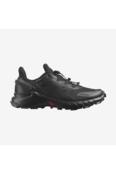 Salomon Supercross 4 Gore-tex W Kadın Siyah في الهواء الطلق Koşu Ayakkabısı L...
