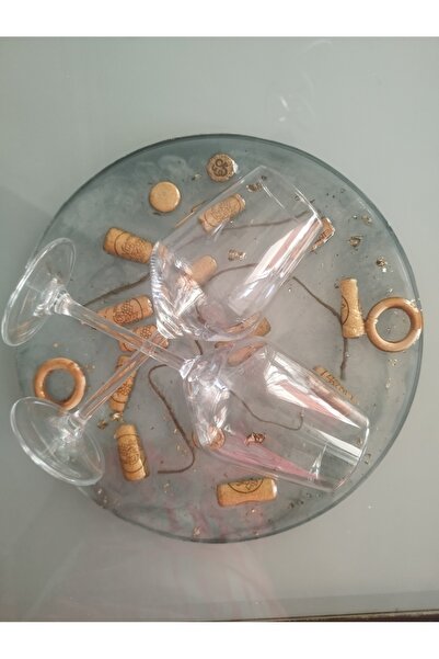 karelim home SUNUM TABAĞI (SUPLA, AMERİKAN SERVİS ) 30CM EPOKSİ ÖZEL SERİ (re...