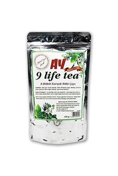 Ay 9 Life Tea 8 Bitkili Karışık Bitki Çayı (Kekiksiz) 100 G