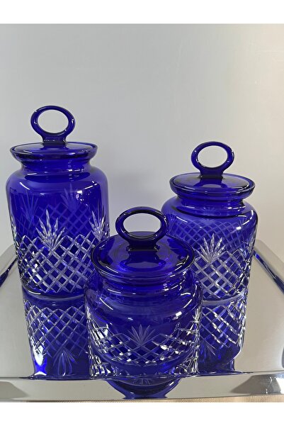 DECOSTYLE Paşabahçe 98673 Kitchen Polo Dekorlu Renkli Büyük Boy Kavanoz 1.515 cc