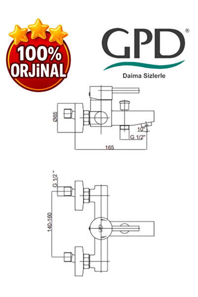 GPD Adnoss Espina Mbb70 Bathroom Faucet (Service Guaranteed)