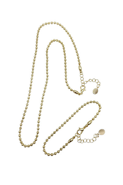 Bijuty Women's Dorika Necklace - Bracelet 2-Piece Jewelry Set - (with Surprise Gift)