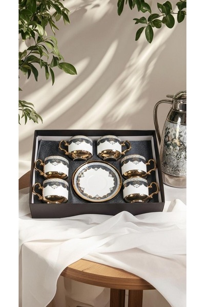 Generic Tea or cappuccino cups and saucers set