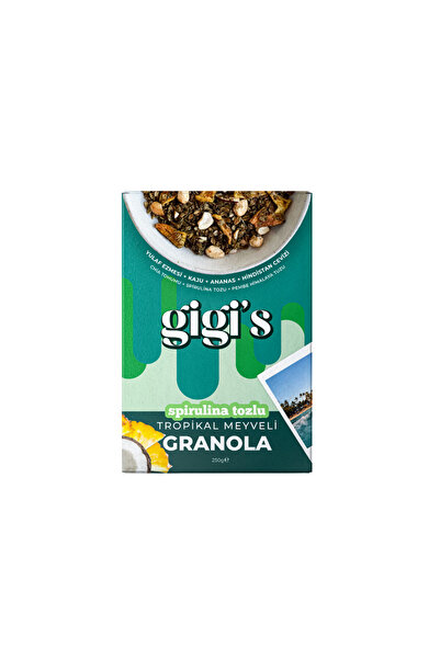 Gigis Food Glutensiz Rafine Şeker İlavesiz - Tropikal Meyveli Granola 250g - ...