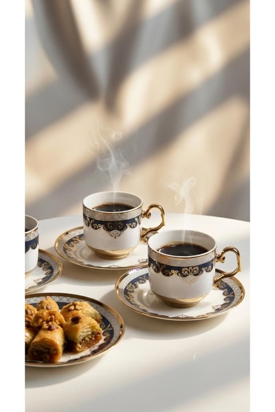 Generic Tea or cappuccino cups and saucers set