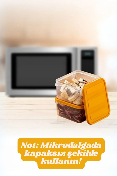 Stile Cucina 8-Piece Refrigerator Organizer Organizer Freezer Storage Container Suitable for Microwave