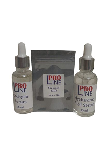 PROLINE KOLAJEN İP SETİ 6 CM X 200 ADET KOLAJEN İP + 2 ADET 30 ML SERUM