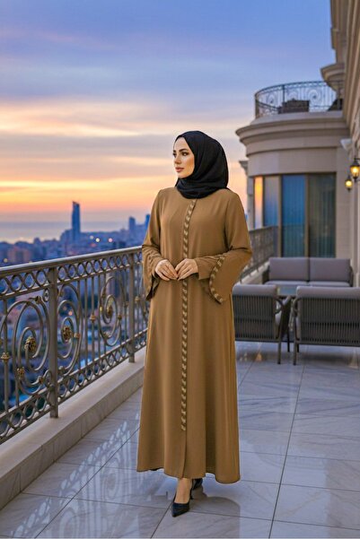 Neva Style حبة مفصلة تان الحجاب Ferace 626tb